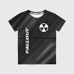 Футболка детская Fallout metal game lines, цвет: 3D-принт