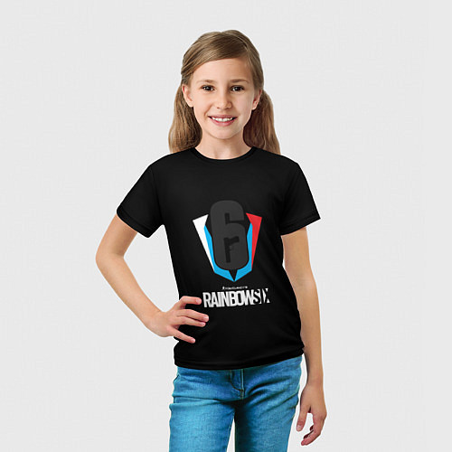 Детская футболка Rainbow six шутер / 3D-принт – фото 5
