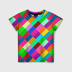 Детская футболка Блоки цветового конструктора