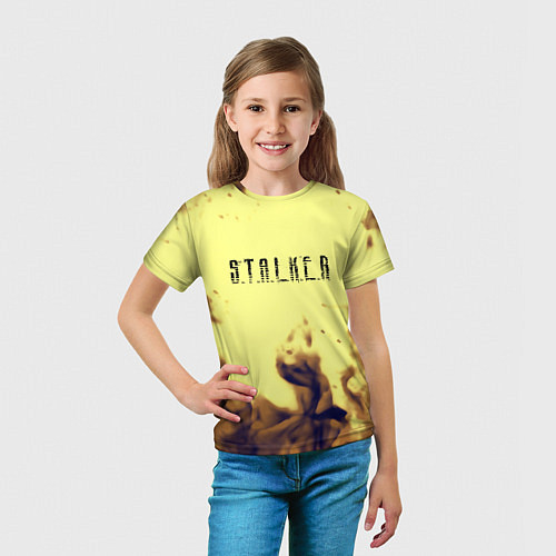 Детская футболка Stalker fire retro / 3D-принт – фото 5