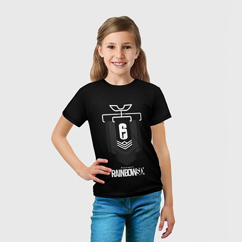 Детская футболка Радуга лого гейм / 3D-принт – фото 5