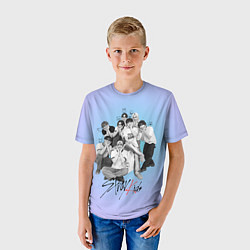 Футболка детская Stray Kids family photo, цвет: 3D-принт — фото 2