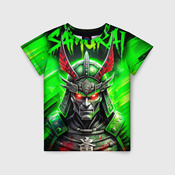 Футболка детская Samurai green, цвет: 3D-принт