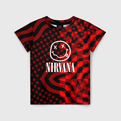 Футболка детская Nirvana star pattern, цвет: 3D-принт