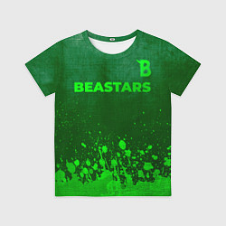 Детская футболка Beastars - green gradient посередине