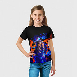 Футболка детская Маг Мэгуми Фусигуро - Магическая битва, цвет: 3D-принт — фото 2