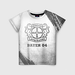 Футболка детская Bayer 04 - white gradient, цвет: 3D-принт