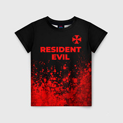 Футболка детская Resident Evil - red gradient посередине, цвет: 3D-принт