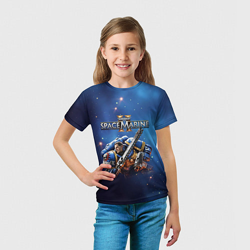 Детская футболка Captain Titus Warhammer 40000 space marine 2 / 3D-принт – фото 5