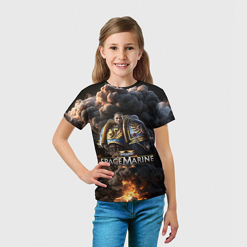 Детская футболка Captain Titus Warhammer 40000 space marine 2 / 3D-принт – фото 5