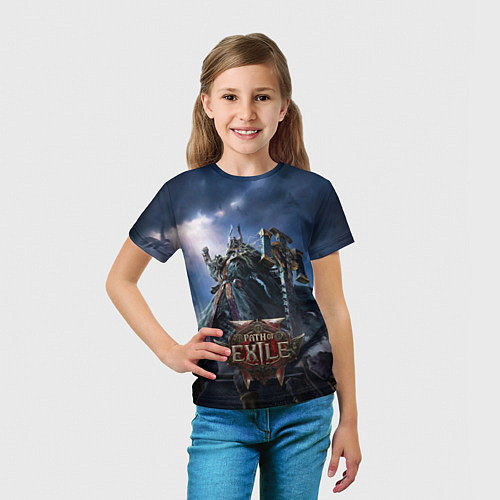 Детская футболка Люмериус Path of exile 2 / 3D-принт – фото 5