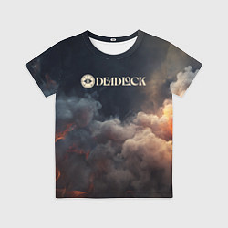 Футболка детская Deadlock лого и туман, цвет: 3D-принт