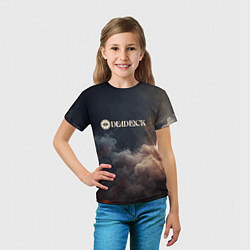Футболка детская Deadlock лого и туман, цвет: 3D-принт — фото 2