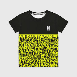 Футболка детская BTS pattern kpop, цвет: 3D-принт