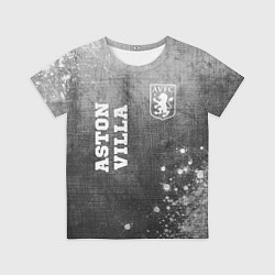 Футболка детская Aston Villa - grey gradient вертикально, цвет: 3D-принт