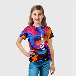 Футболка детская Colourful abstraction - Milano, цвет: 3D-принт — фото 2