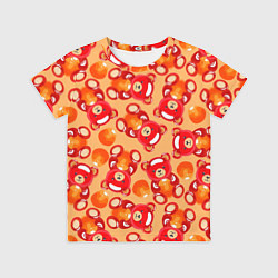 Футболка детская Медовые мишки, цвет: 3D-принт