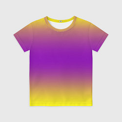 Футболка детская Градиент текстура абстракция, цвет: 3D-принт