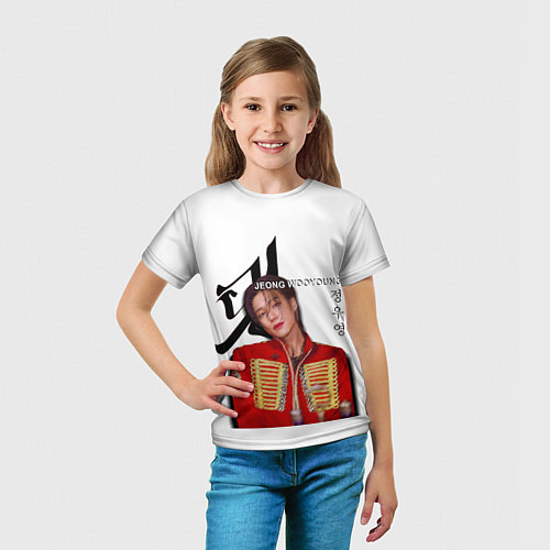 Детская футболка Ateez Jeong Wooyoung / 3D-принт – фото 5