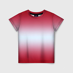 Футболка детская Gradient color, цвет: 3D-принт