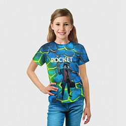 Футболка детская Pocket Deadlock, цвет: 3D-принт — фото 2