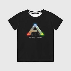 Футболка детская Ark: Survival Evolved logo rpg, цвет: 3D-принт