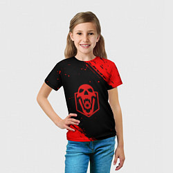 Футболка детская Rainbow six краски полосы, цвет: 3D-принт — фото 2