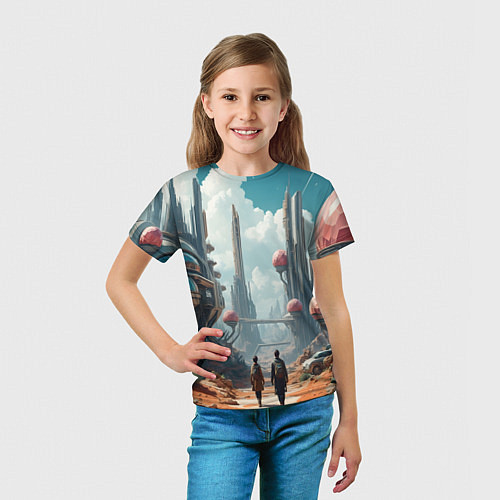 Детская футболка Планета фантастика / 3D-принт – фото 5