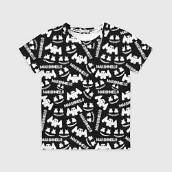 Футболка детская Marshmello pattern music, цвет: 3D-принт