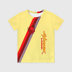 Футболка детская Samurai geometry steel, цвет: 3D-принт