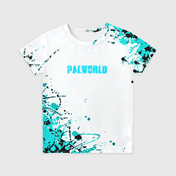 Футболка детская Palworld краски, цвет: 3D-принт