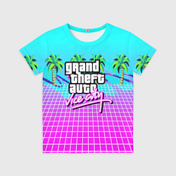 Футболка детская Vice city tropic collection, цвет: 3D-принт