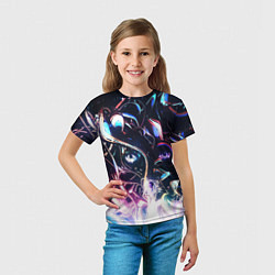 Футболка детская Фрактальный узор текстура, цвет: 3D-принт — фото 2
