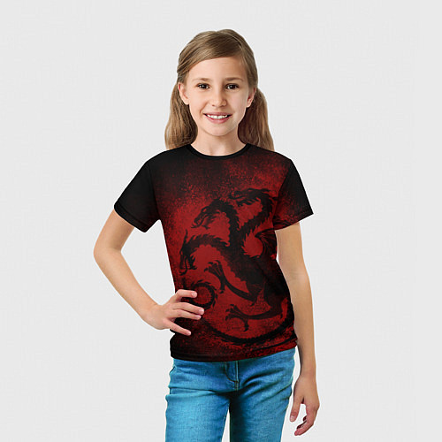 Детская футболка Targaryen house Game of Thrones / 3D-принт – фото 5