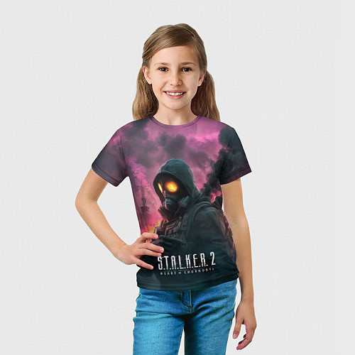 Детская футболка Stalker 2 радиоактивный фон / 3D-принт – фото 5