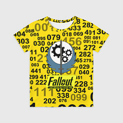 Футболка детская Fallout pattern symbol, цвет: 3D-принт