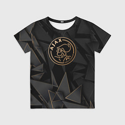 Футболка детская Ajax golden poly, цвет: 3D-принт