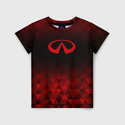 Футболка детская Infiniti red poly, цвет: 3D-принт