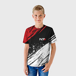 Футболка детская Mass Effect - Merry Christmas, цвет: 3D-принт — фото 2