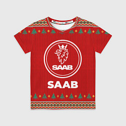 Футболка детская Saab new year, цвет: 3D-принт