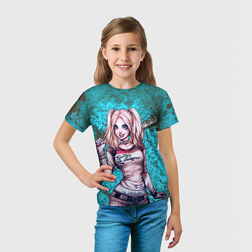 Детская футболка Harley Quinn / 3D-принт – фото 5