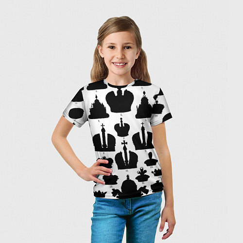 Детская футболка Символы власти / 3D-принт – фото 5