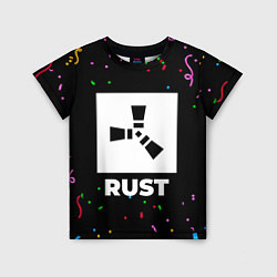Футболка детская Rust конфети, цвет: 3D-принт