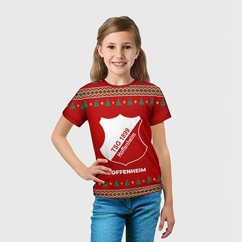 Детская футболка Hoffenheim new year / 3D-принт – фото 5