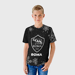 Футболка детская Снежный Roma, цвет: 3D-принт — фото 2