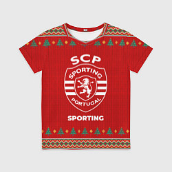 Футболка детская Sporting new year, цвет: 3D-принт