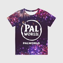 Футболка детская Праздничный Palworld, цвет: 3D-принт