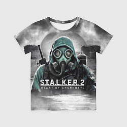 Футболка детская Stalker 2 heart of Chornobyl radiation, цвет: 3D-принт