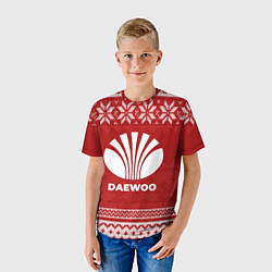 Футболка детская Новогодний Daewoo, цвет: 3D-принт — фото 2