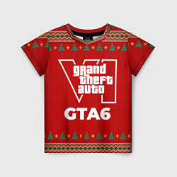 Футболка детская GTA6 new year, цвет: 3D-принт